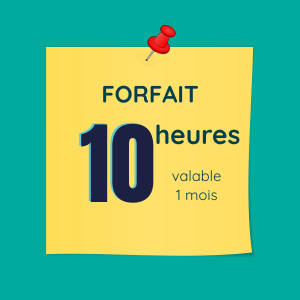 forfait secrétaire indépendante 10 heures