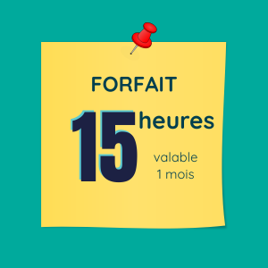 forfait secrétaire indépendante 15 heures