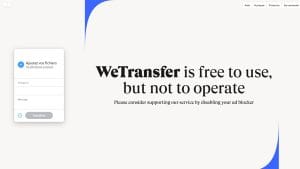 WeTransfer est un service de transfert de fichier jusqu'à 2Go gratuitement