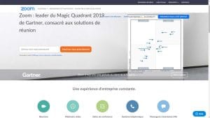 Zoom solutions de réunions